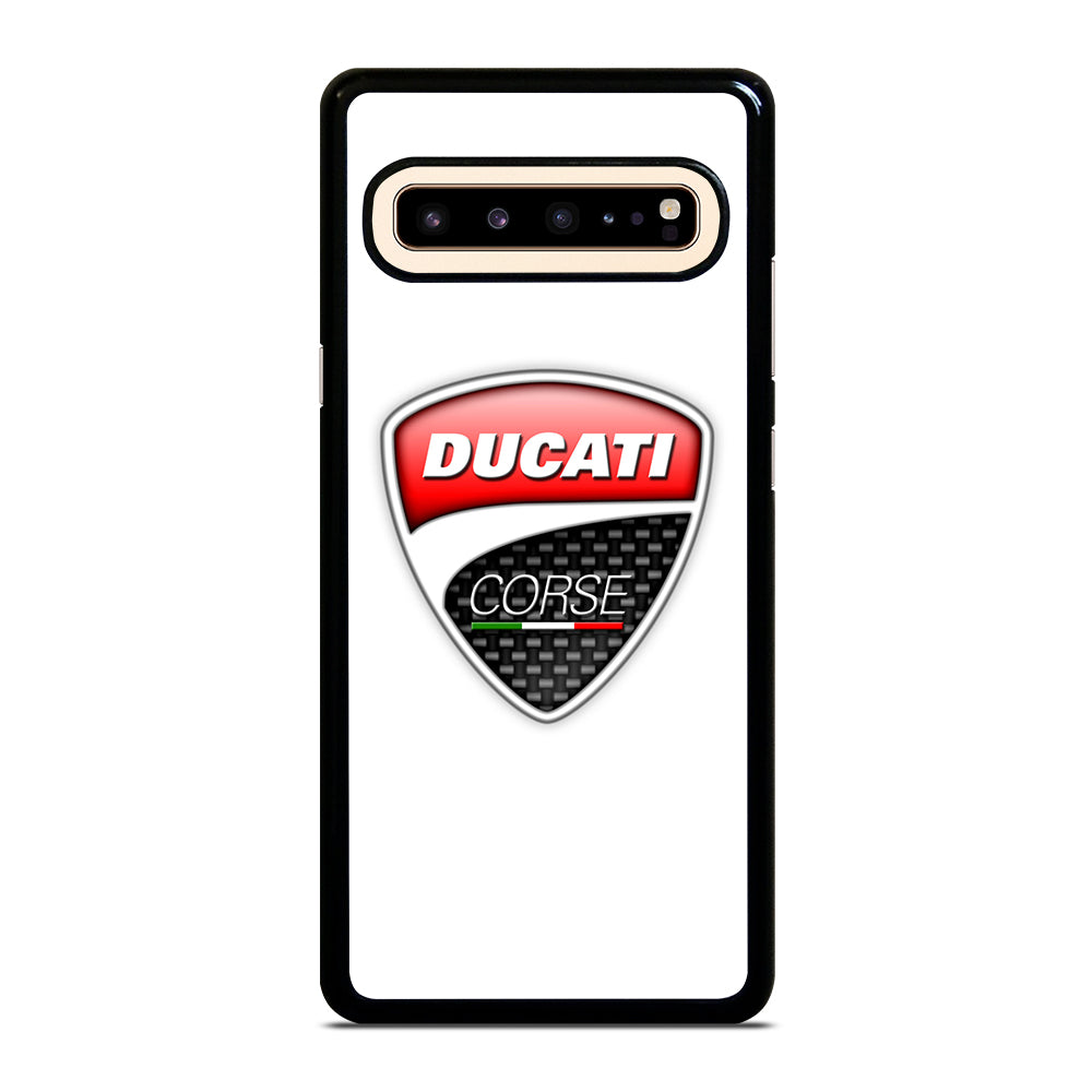 DUCATI LOGO WHITE Samsung Galaxy S10 5G Case
