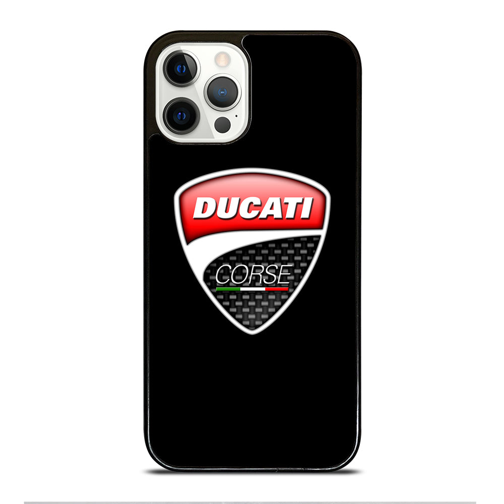 DUCATI LOGO BLACK iPhone 12 Pro Case