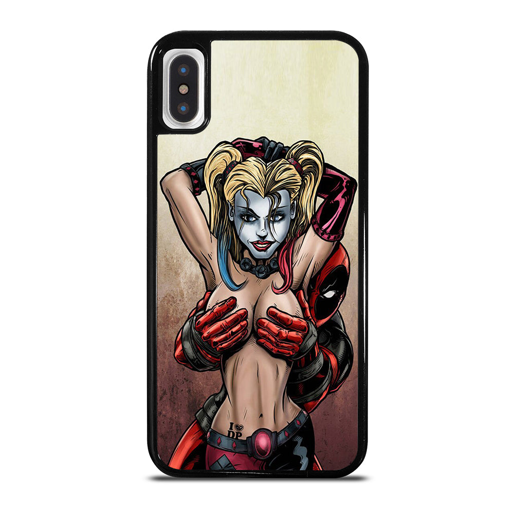 Deadpool & Harley Quinn iPhone X / XS Case