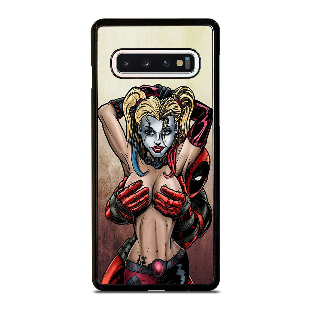 Deadpool & Harley Quinn Samsung Galaxy S10 Case