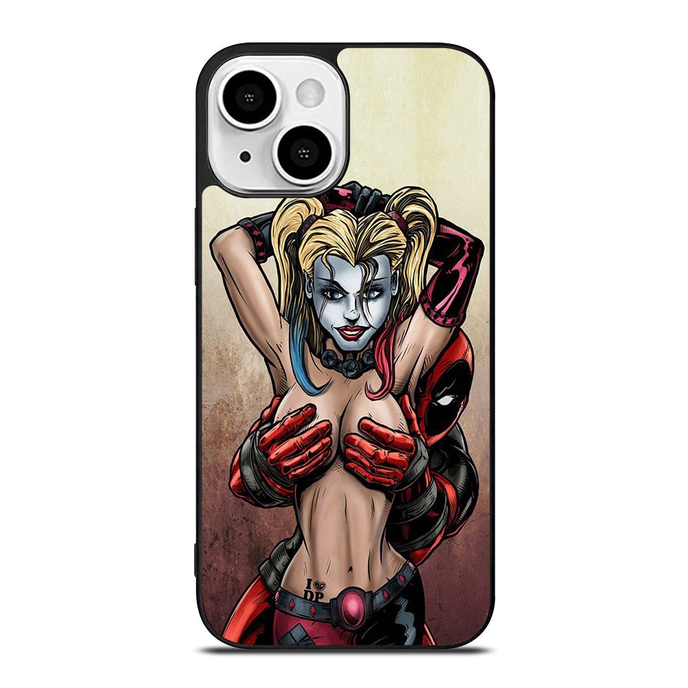Deadpool & Harley Quinn iPhone 13 Mini Case