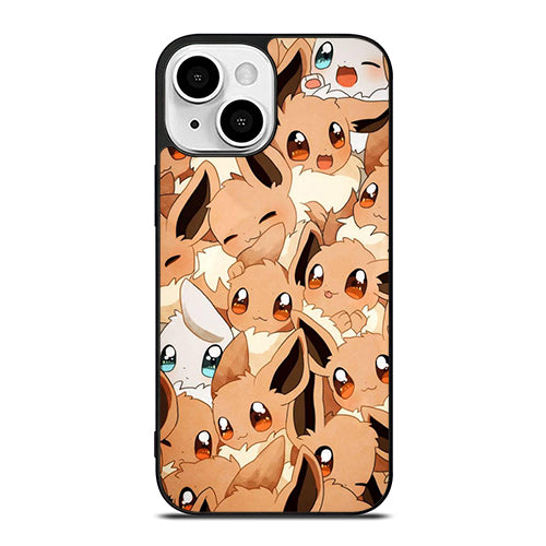 Eevee Cute Pokemon iPhone 13 Mini Case