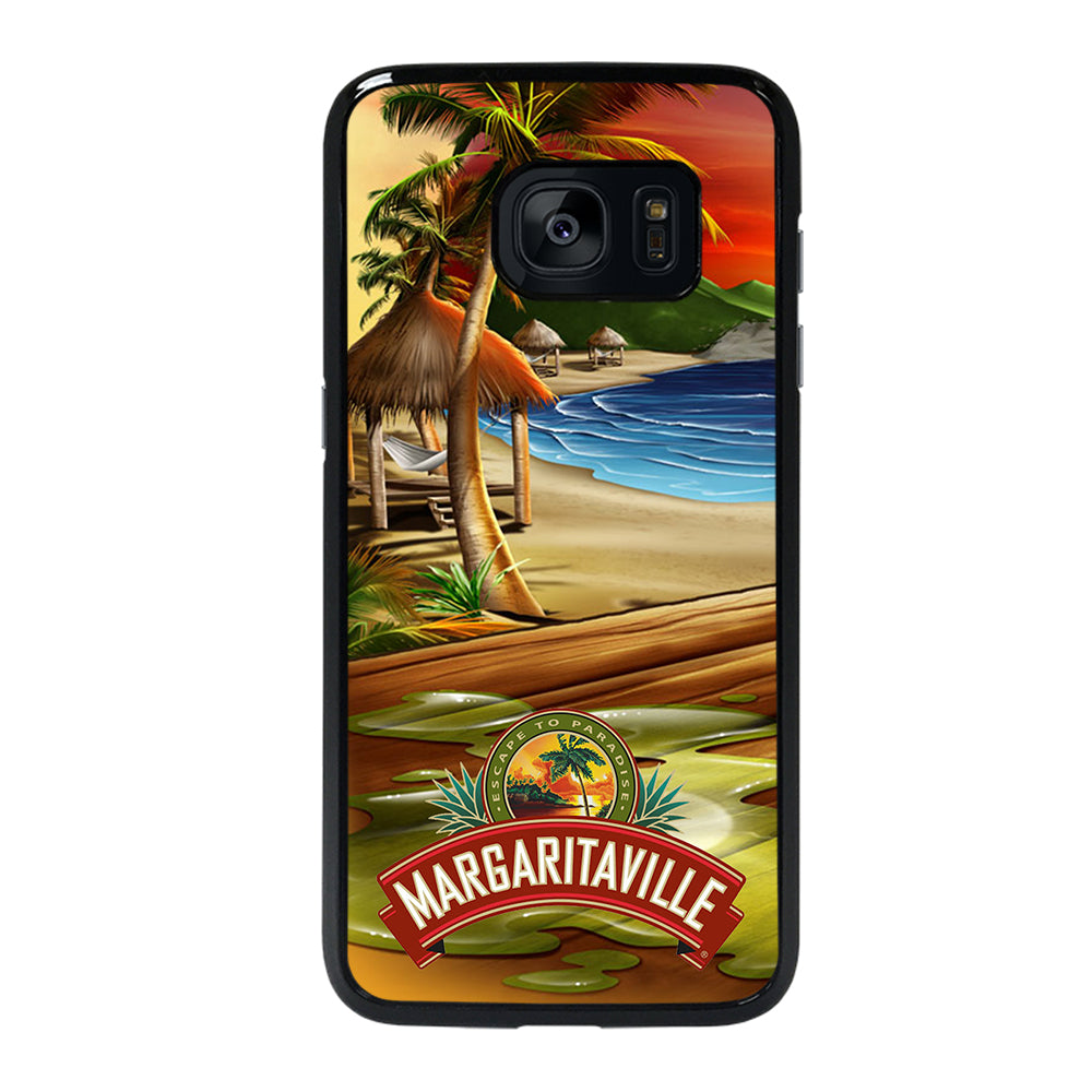 Escape to Paradise Margaritaville Samsung Galaxy S7 Edge Case