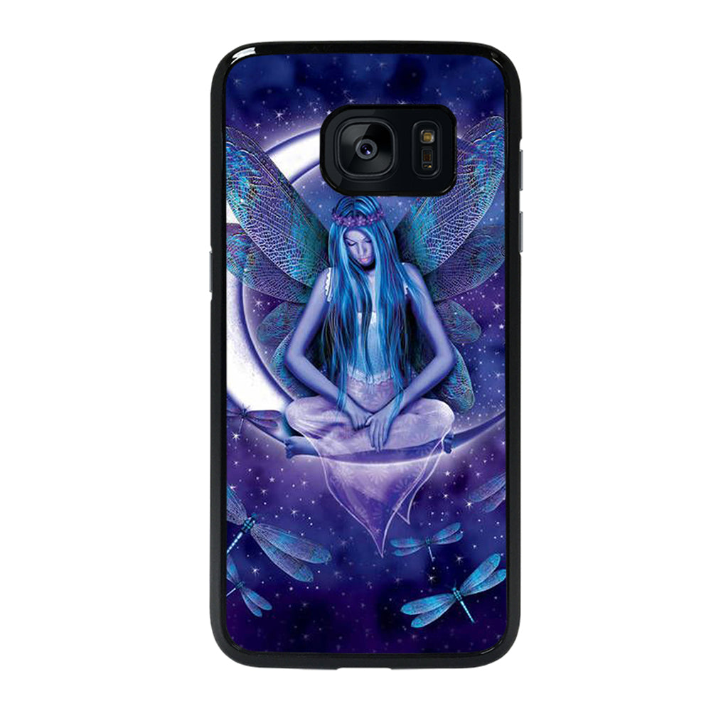 FAIRY DRAGONFLIES ON MOON Samsung Galaxy S7 Edge Case