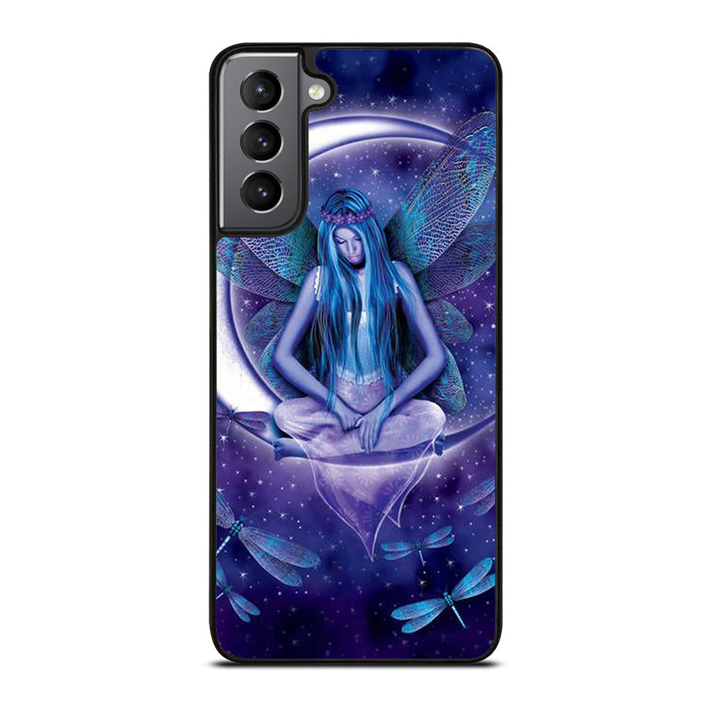 FAIRY DRAGONFLIES ON MOON Samsung Galaxy S21 Plus 5G Case