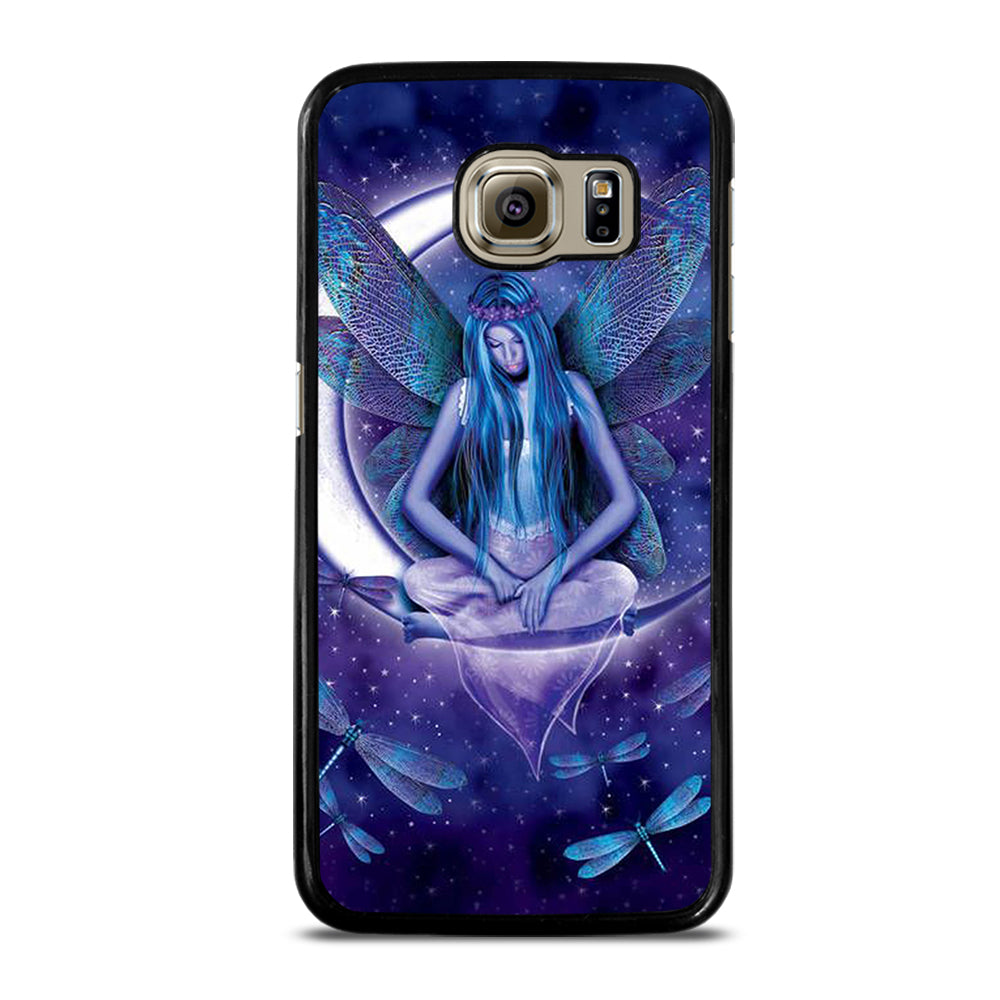 FAIRY DRAGONFLIES ON MOON Samsung Galaxy S6 Case