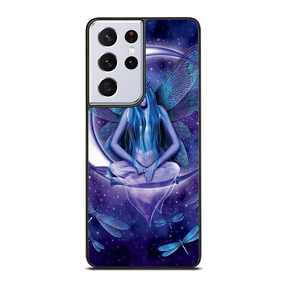 FAIRY DRAGONFLIES ON MOON Samsung Galaxy S21 Ultra 5G Case