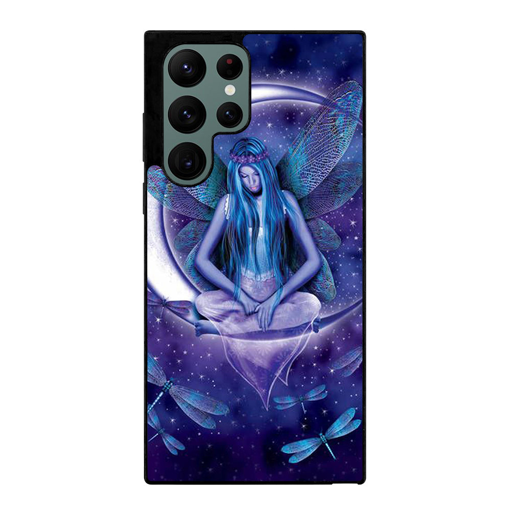 FAIRY DRAGONFLIES ON MOON Samsung Galaxy S22 Ultra 5G Case
