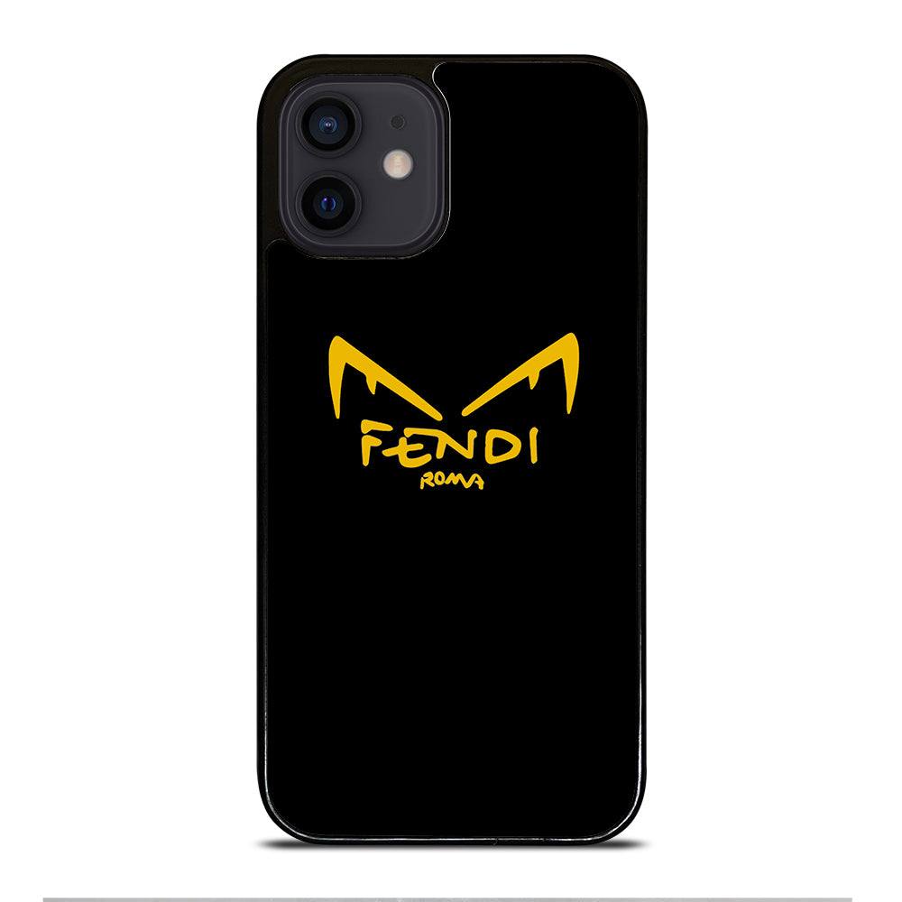 FENDI ROMA EYES IN BLACK iPhone 12 Mini Case
