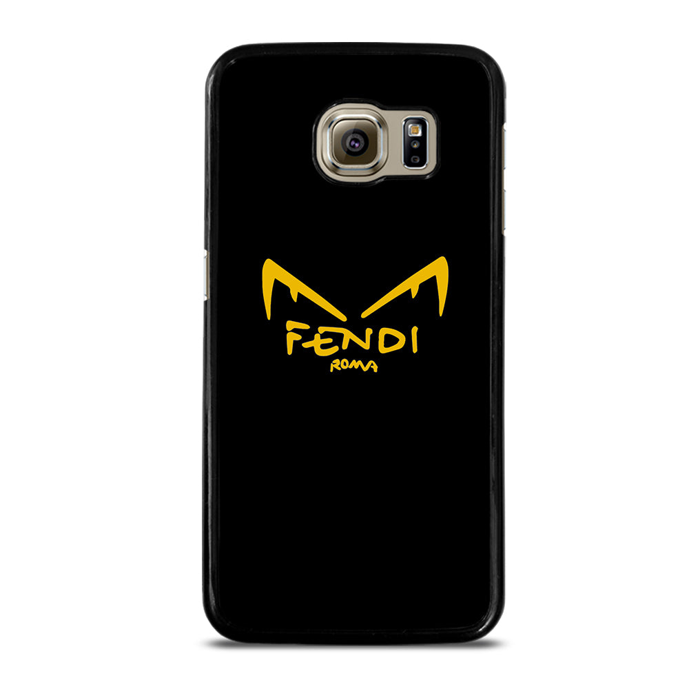 FENDI ROMA EYES IN BLACK Samsung Galaxy S6 Case