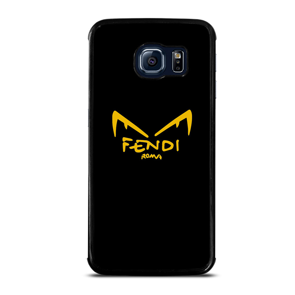 FENDI ROMA EYES IN BLACK Samsung Galaxy S6 Edge Case