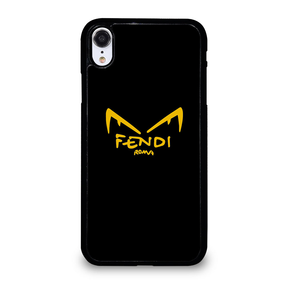 FENDI ROMA EYES IN BLACK iPhone XR Case