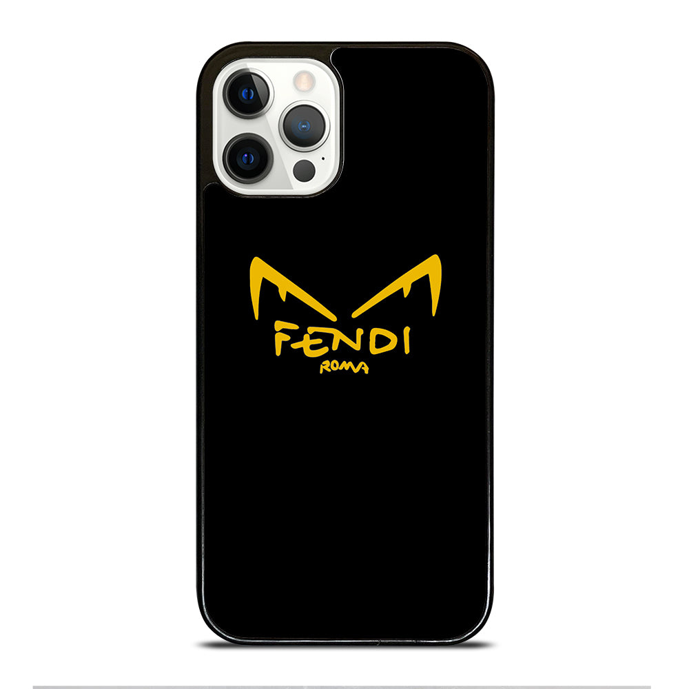 FENDI ROMA EYES IN BLACK iPhone 12 Pro Case