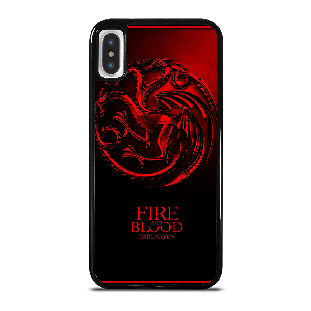 FIRE ANG BLOOD TARGARYEN iPhone X / XS Case