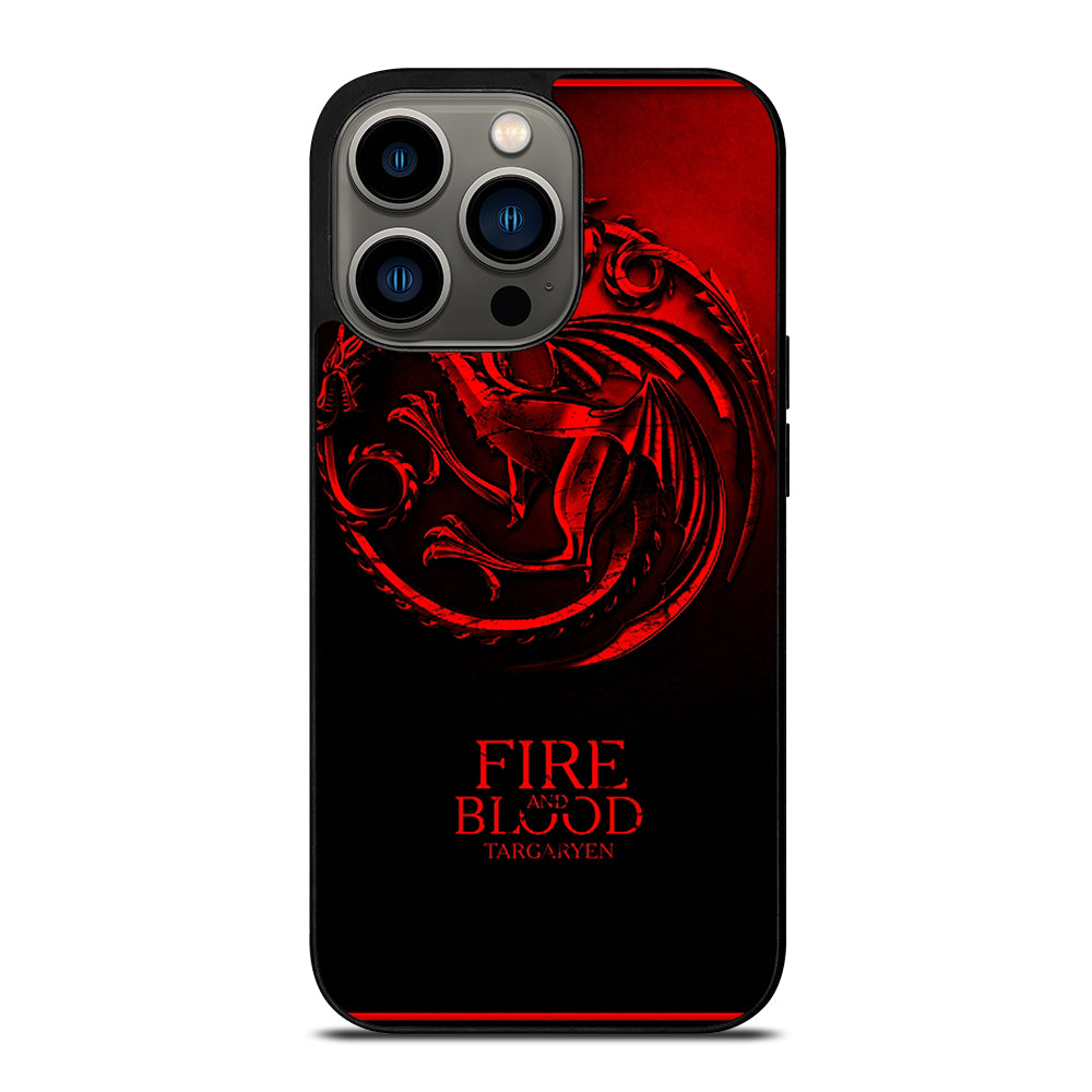 FIRE ANG BLOOD TARGARYEN iPhone 13 Pro Case