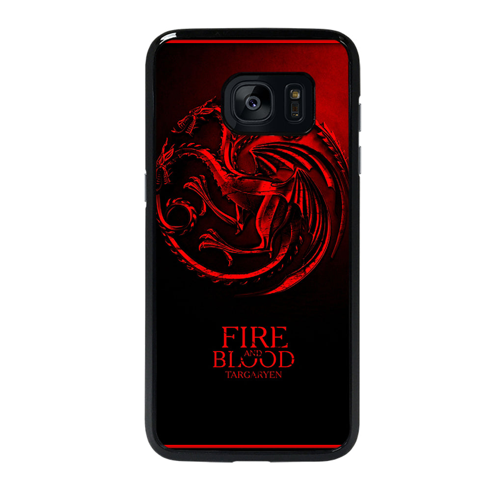 FIRE ANG BLOOD TARGARYEN Samsung Galaxy S7 Edge Case