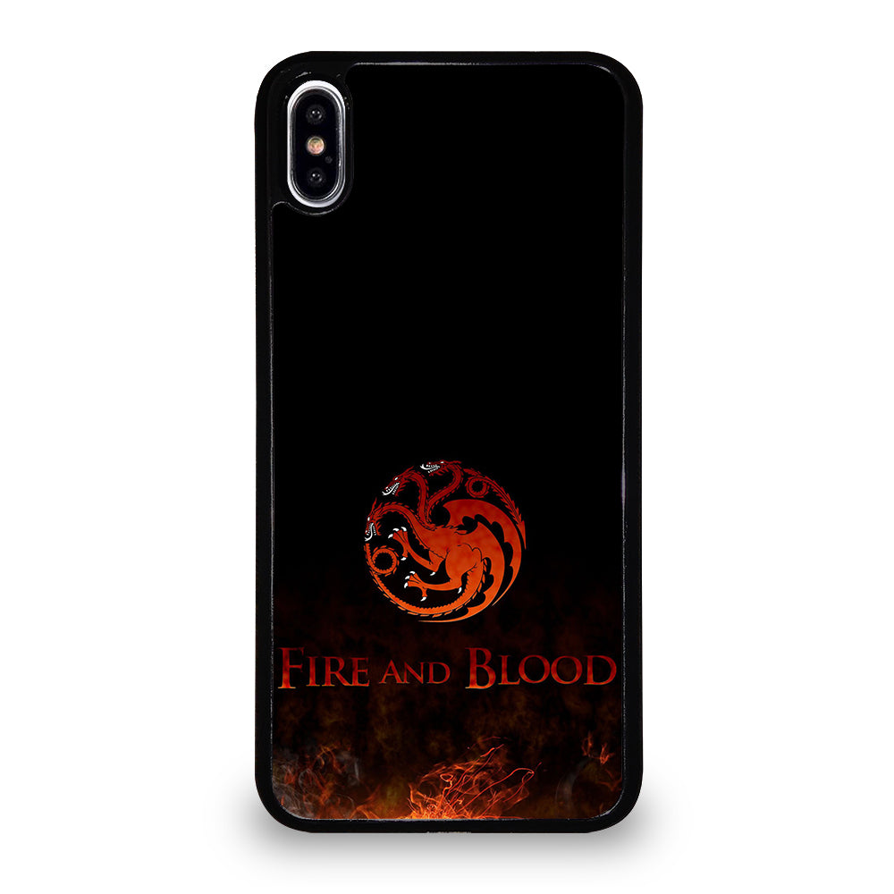 FIRED FIRE AND BLOOD iPhone XS Max Case