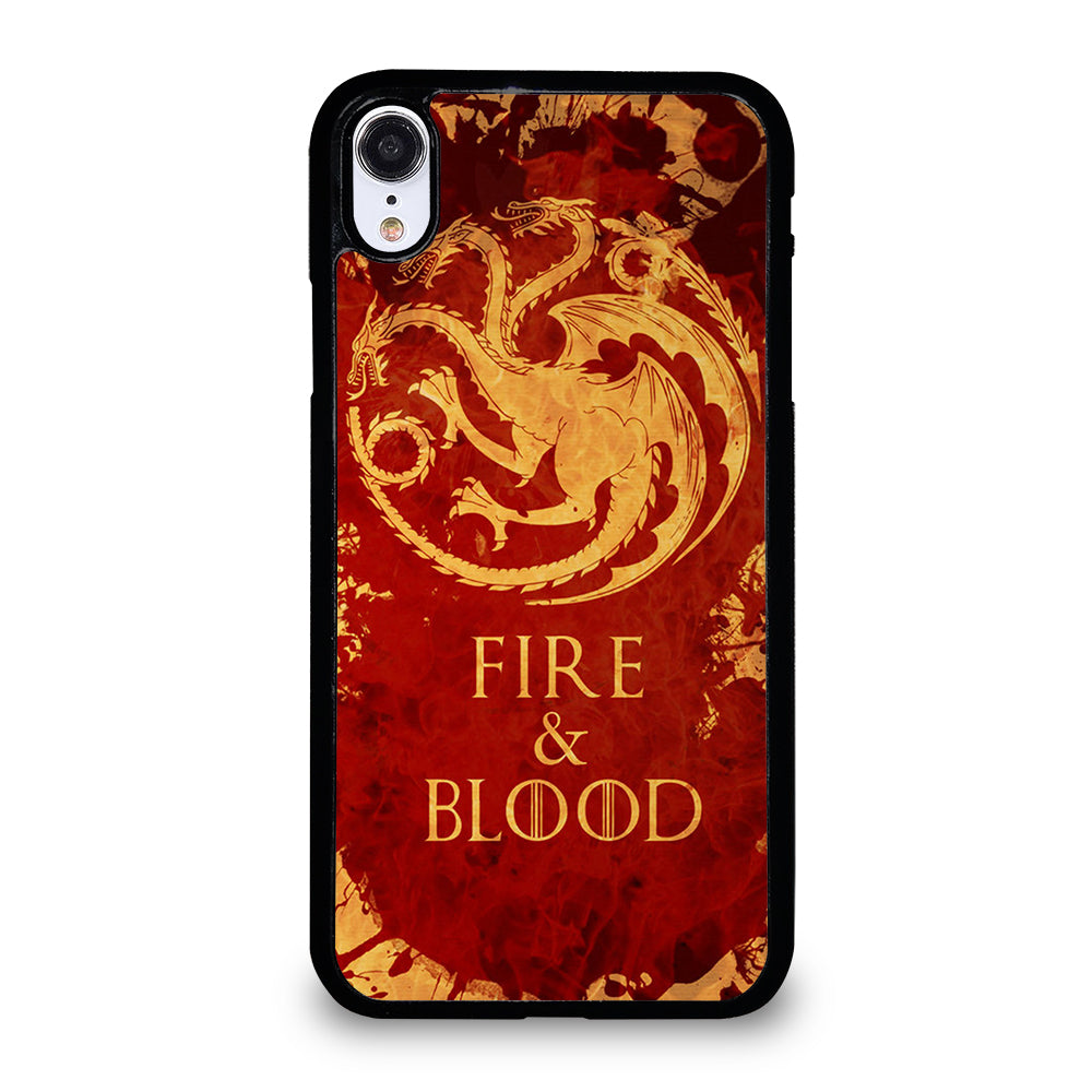 FIRE & BLOOD iPhone XR Case