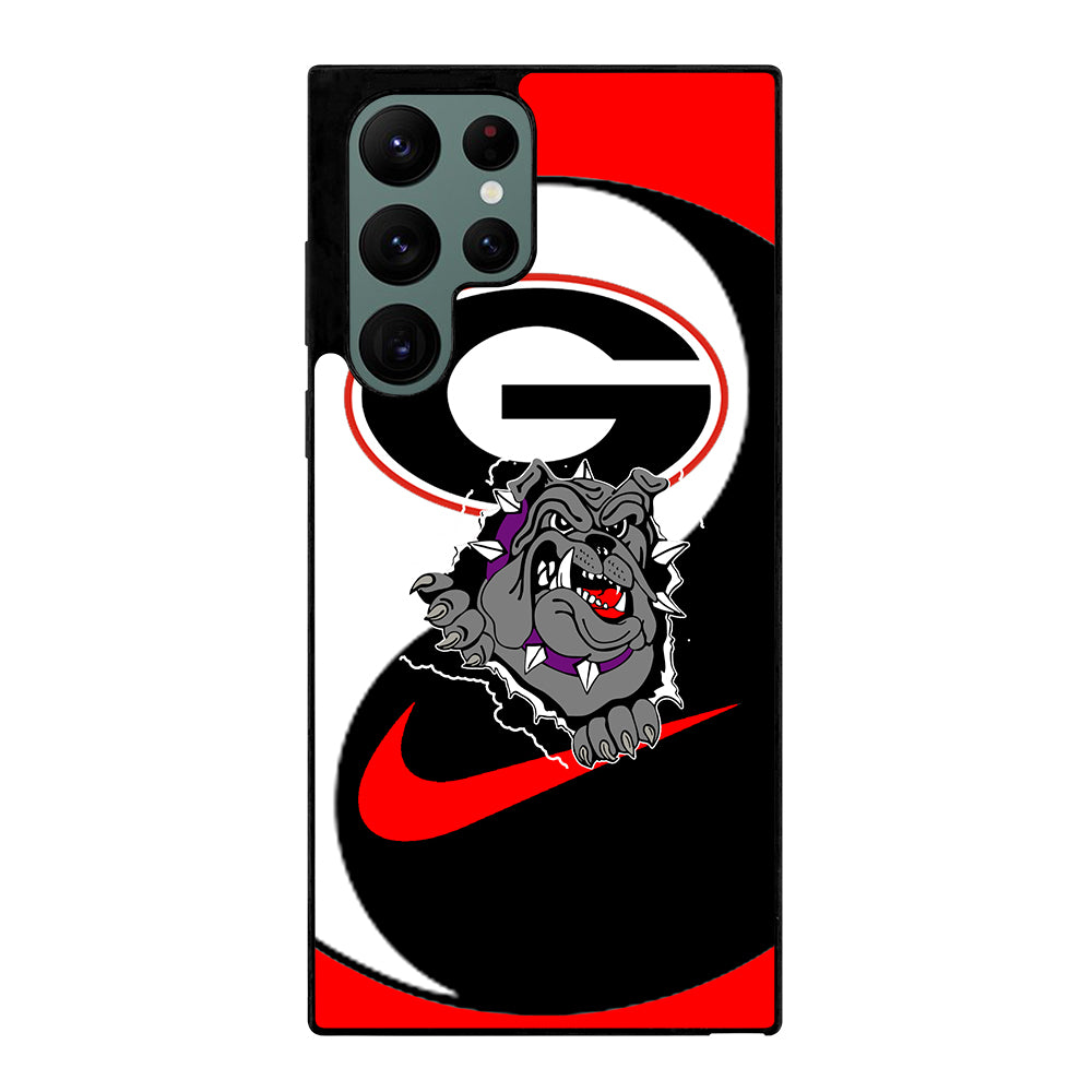 GEORGIA BULLDOGS YIN AND YANG Samsung Galaxy S22 Ultra 5G Case
