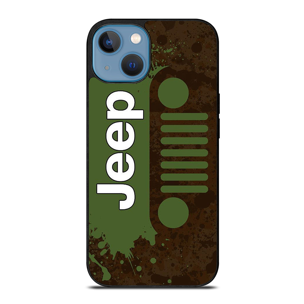 GREEN JEEP WRANGLER iPhone 13 Case