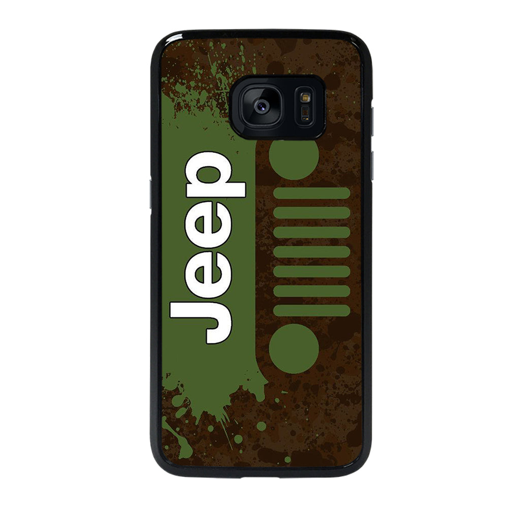 GREEN JEEP WRANGLER Samsung Galaxy S7 Edge Case