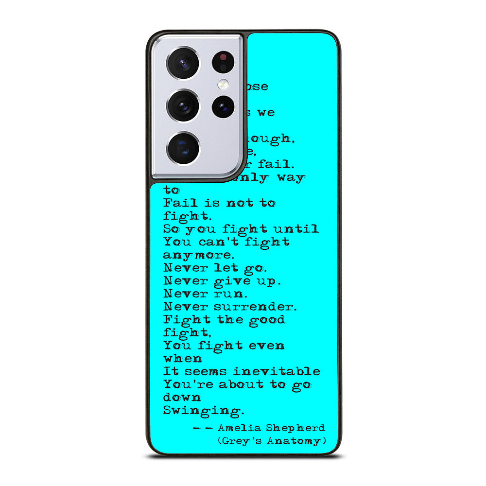 GREY'S ANATOMY QUOTES Samsung Galaxy S21 Ultra 5G Case
