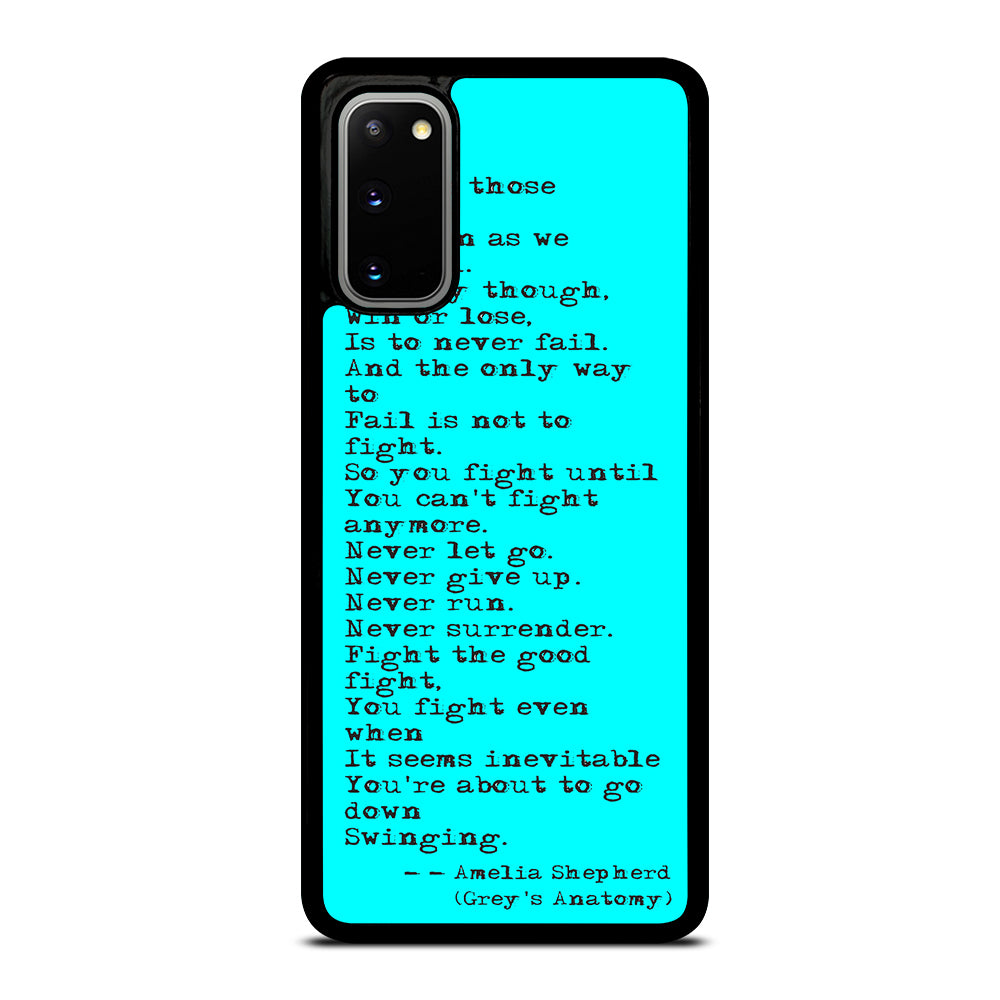 GREY'S ANATOMY QUOTES Samsung Galaxy S20 / S20 5G Case