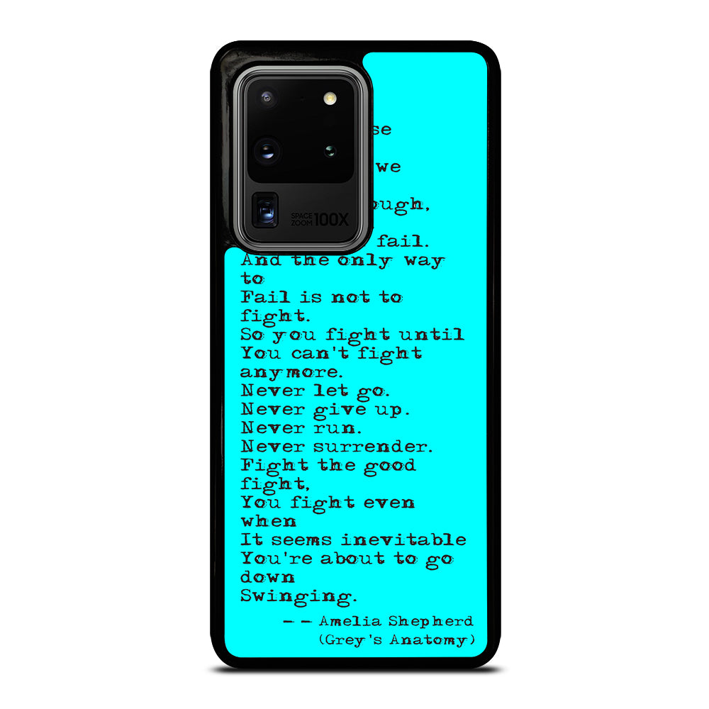 GREY'S ANATOMY QUOTES Samsung Galaxy S20 Ultra / S20 Ultra 5G Case