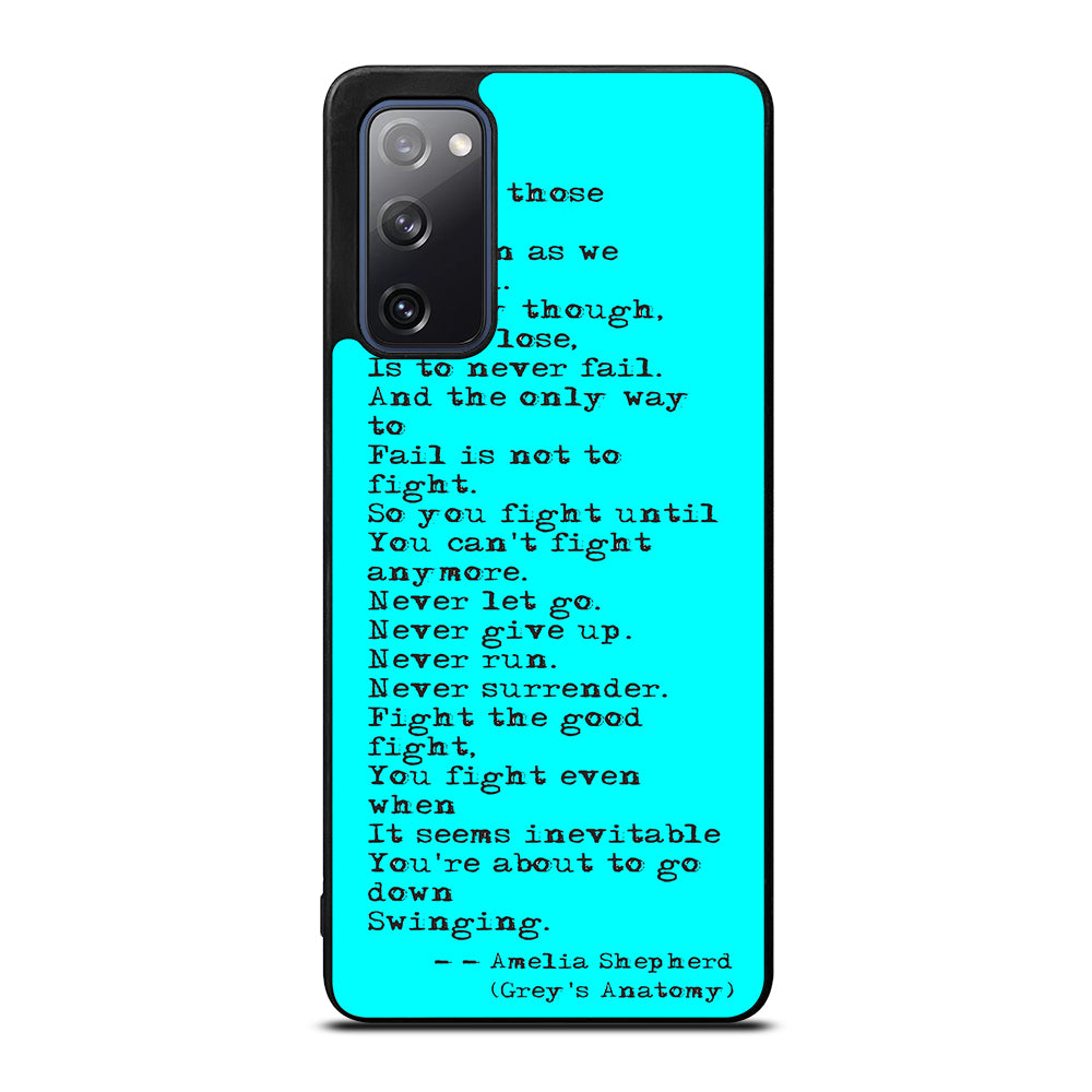 GREY'S ANATOMY QUOTES Samsung Galaxy S20 FE 5G Case