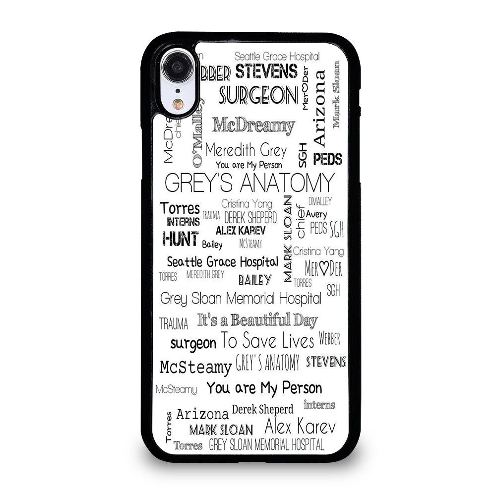 GREY'S ANATOMY STORY iPhone XR Case