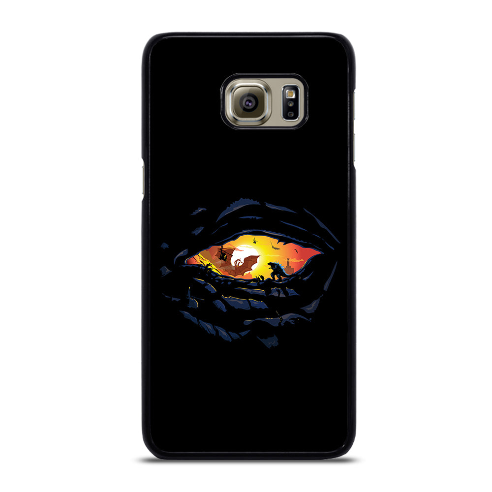 Godzilla War In Eye Painting Art Samsung Galaxy S6 Edge Plus Case