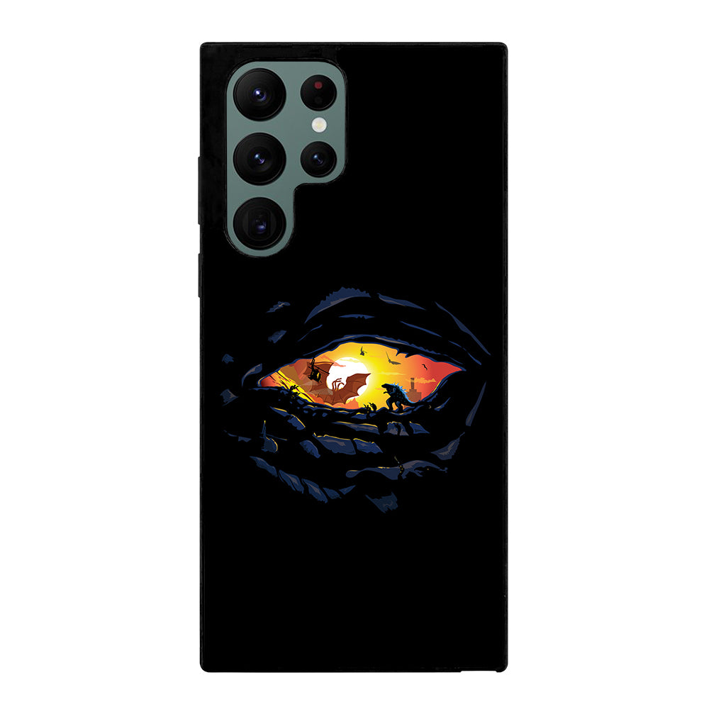 Godzilla War In Eye Painting Art Samsung Galaxy S22 Ultra 5G Case