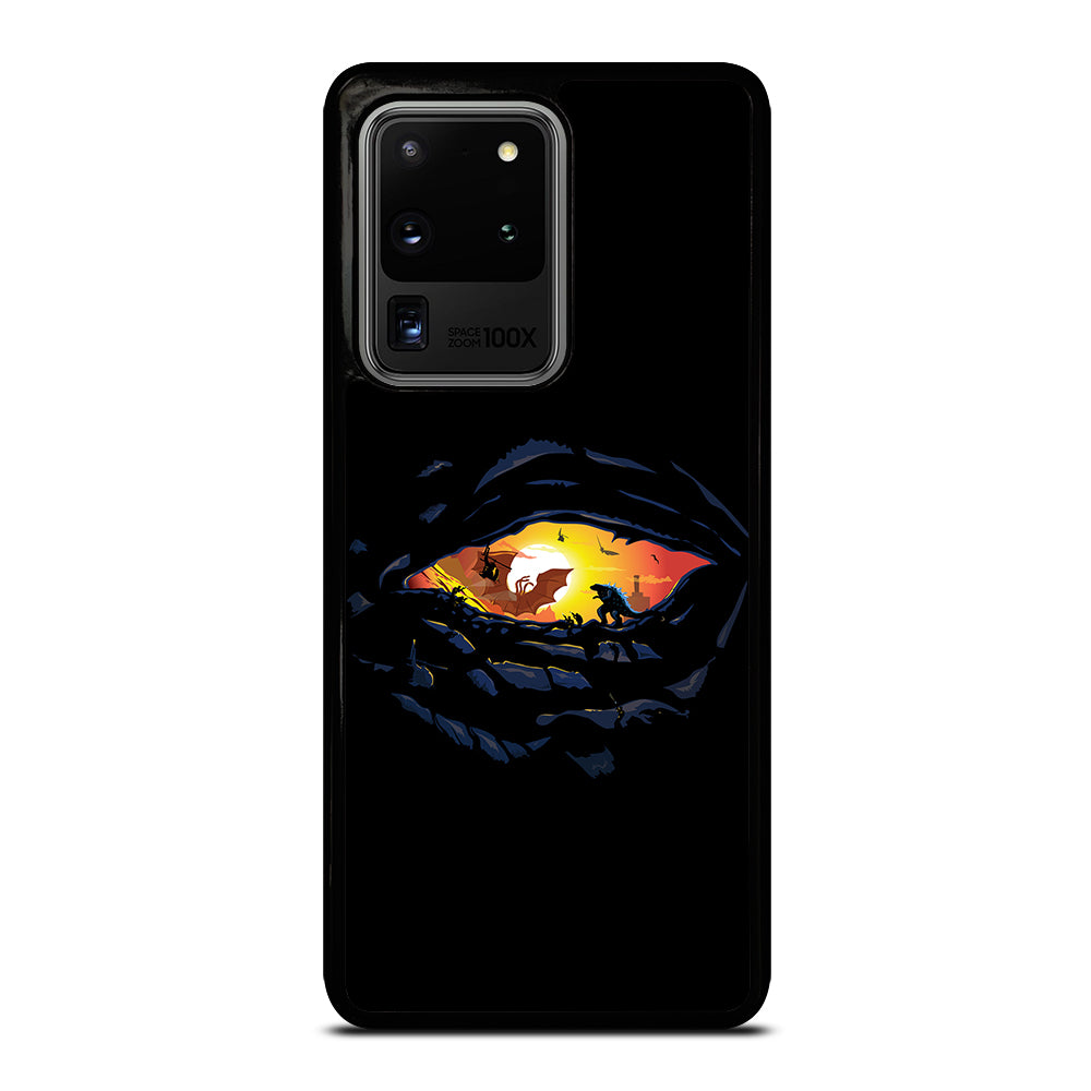 Godzilla War In Eye Painting Art Samsung Galaxy S20 Ultra / S20 Ultra 5G Case
