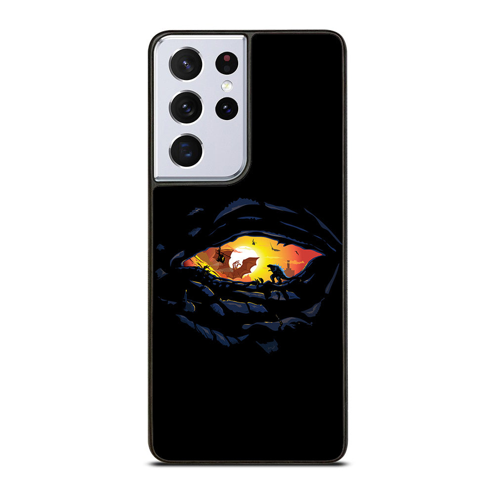 Godzilla War In Eye Painting Art Samsung Galaxy S21 Ultra 5G Case