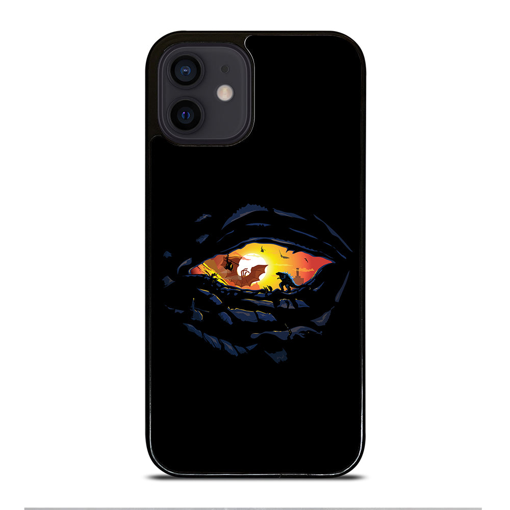 Godzilla War In Eye Painting Art iPhone 12 Mini Case