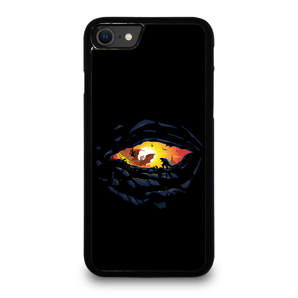 Godzilla War In Eye Painting Art iPhone SE 2020 Case