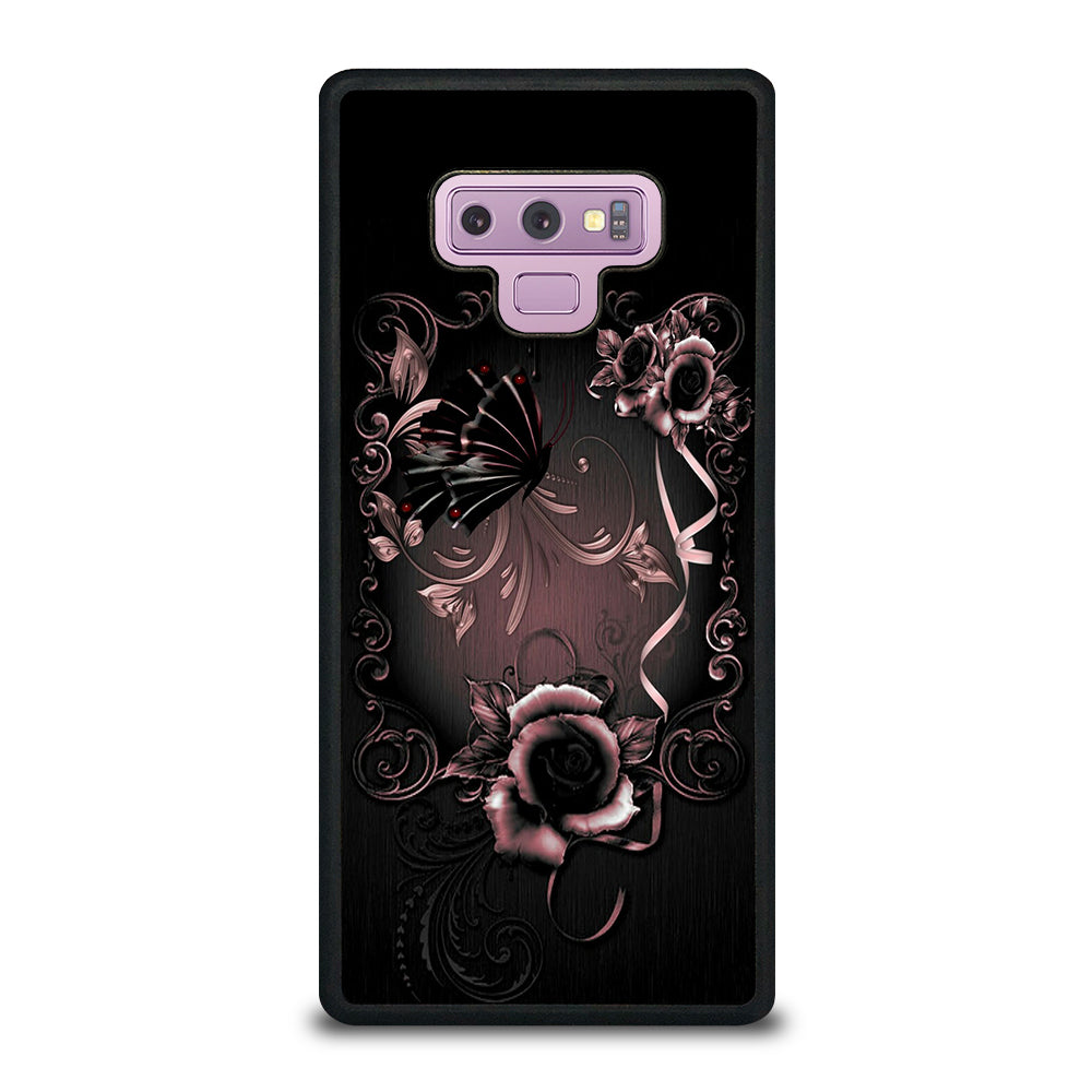 Gothic Rose Flower Samsung Galaxy Note 9 Case
