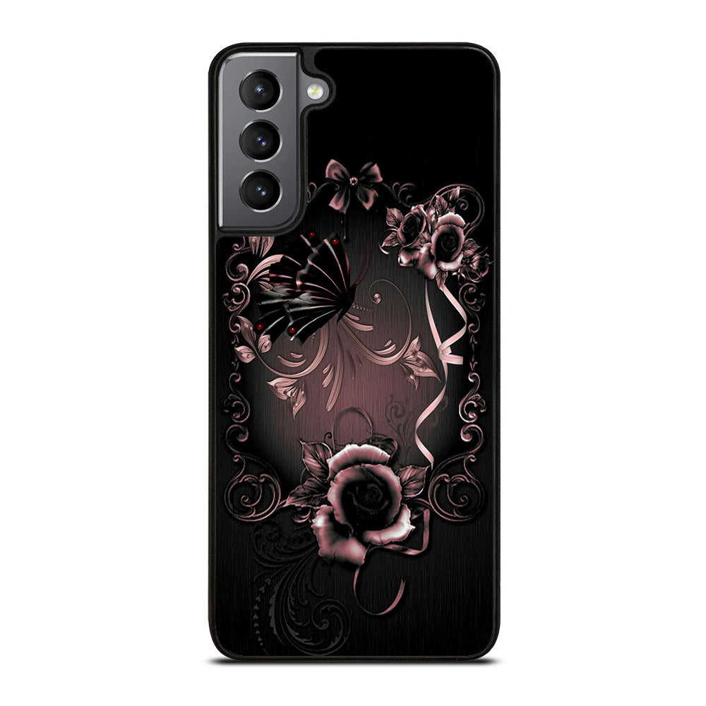 Gothic Rose Flower Samsung Galaxy S21 Plus 5G Case