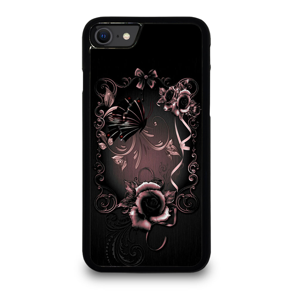 Gothic Rose Flower iPhone SE 2020 Case