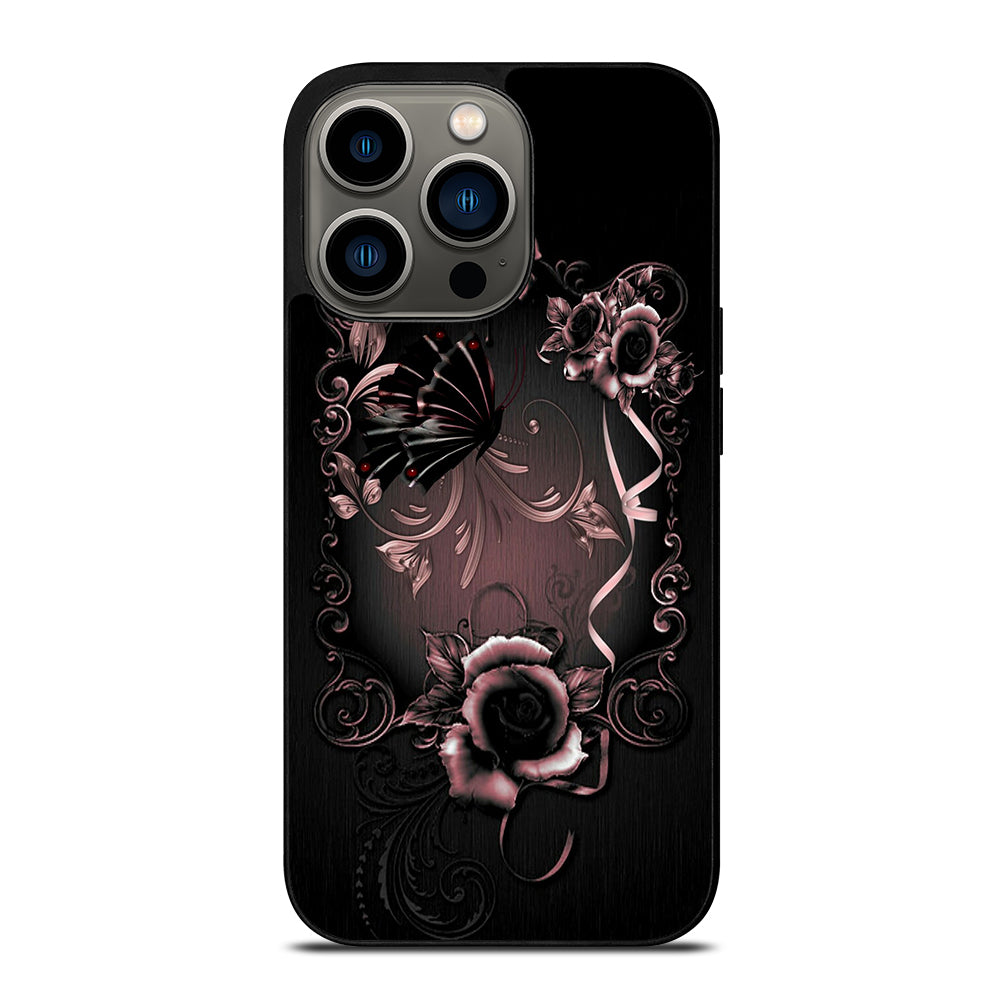 Gothic Rose Flower iPhone 13 Pro Case