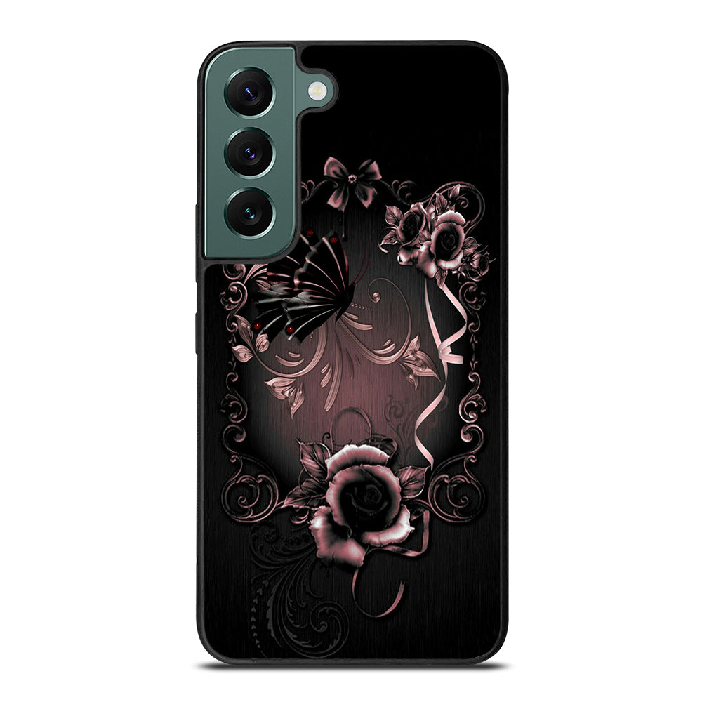 Gothic Rose Flower Samsung Galaxy S22 5G Case