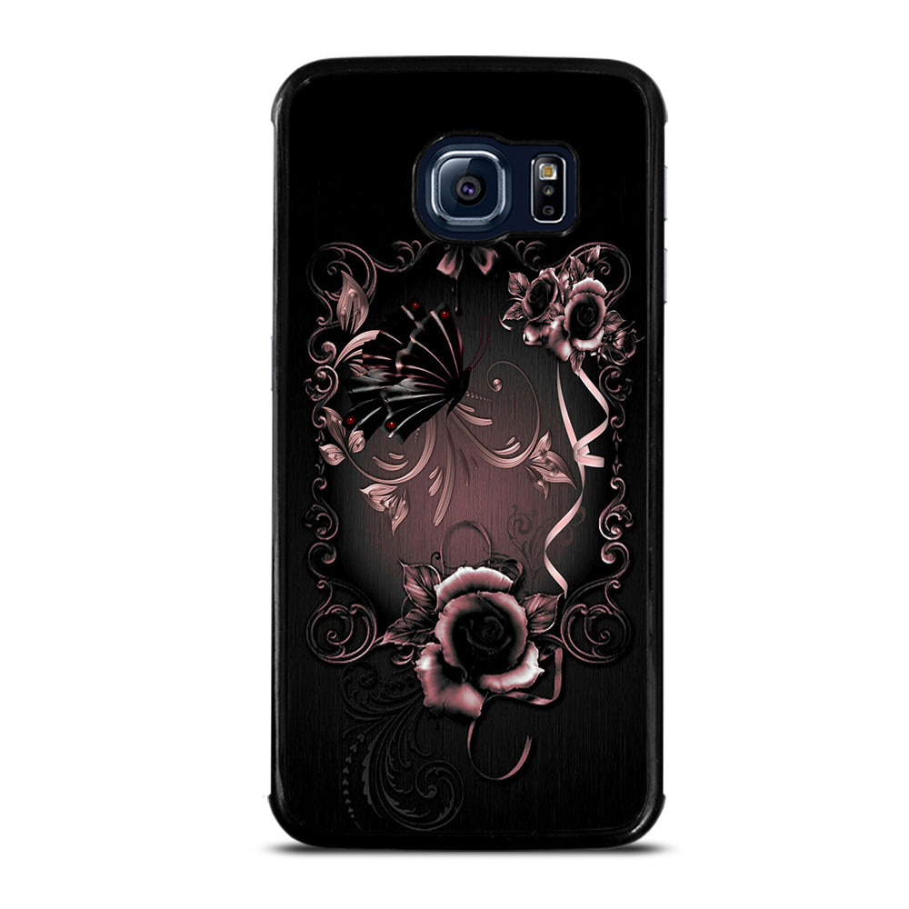 Gothic Rose Flower Samsung Galaxy S6 Edge Case