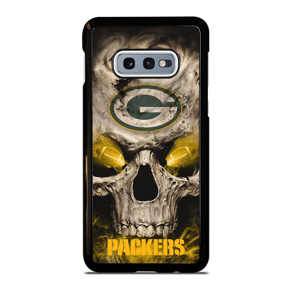 Green Bay Packers Skull Samsung Galaxy S10e Case