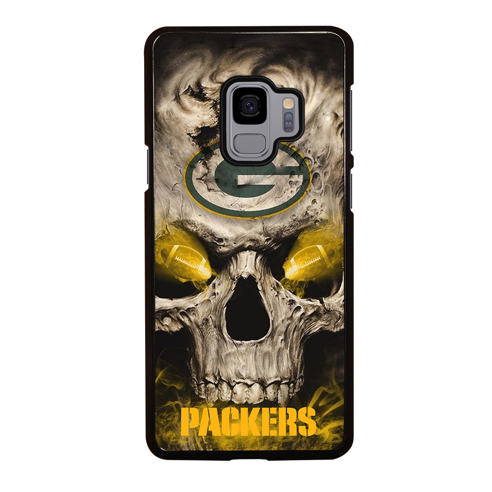 Green Bay Packers Skull Samsung Galaxy S9 Case