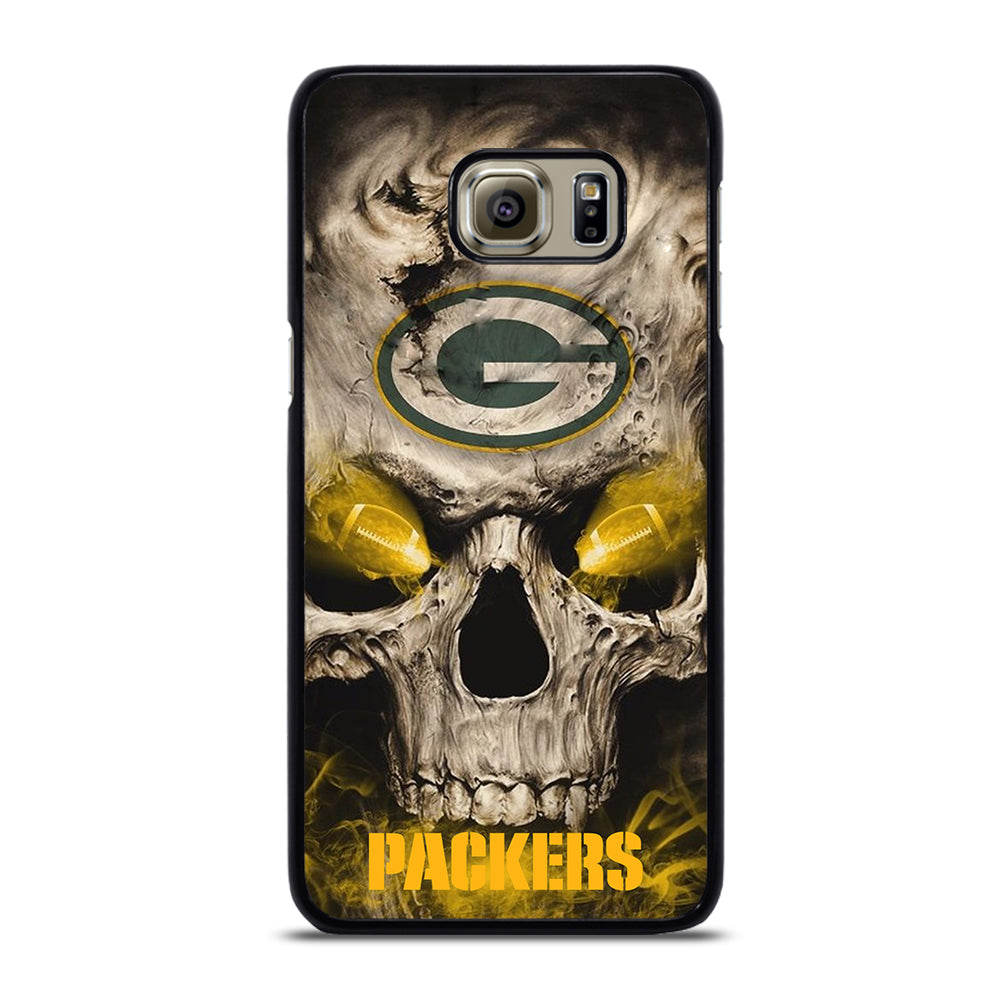 Green Bay Packers Skull Samsung Galaxy S6 Edge Plus Case