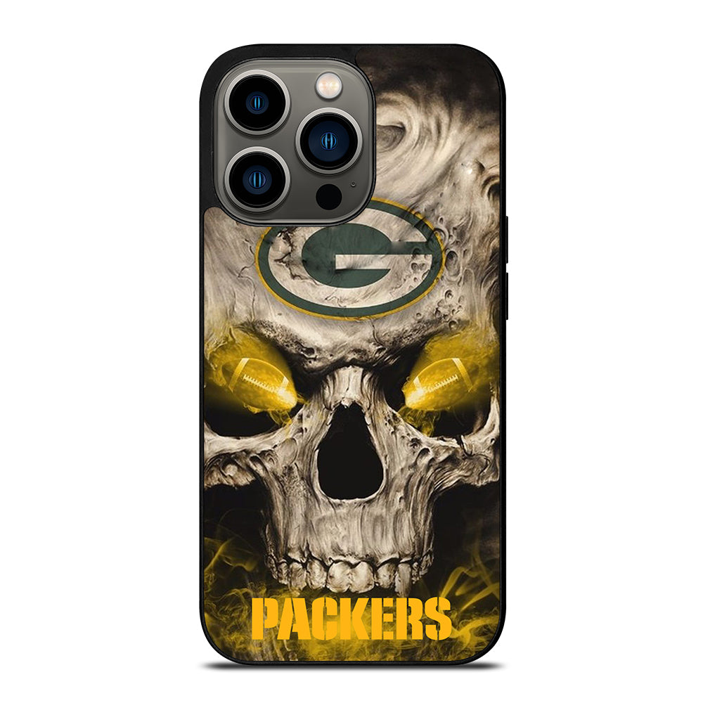 Green Bay Packers Skull iPhone 13 Pro Case