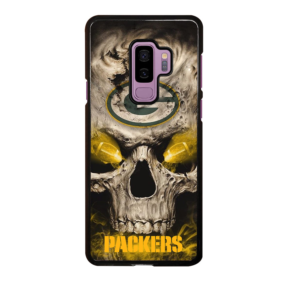 Green Bay Packers Skull Samsung Galaxy S9 Plus Case