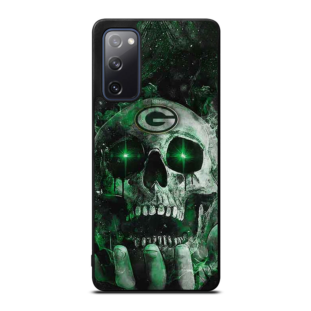 Green Bay Skull On Hand Samsung Galaxy S20 FE 5G Case