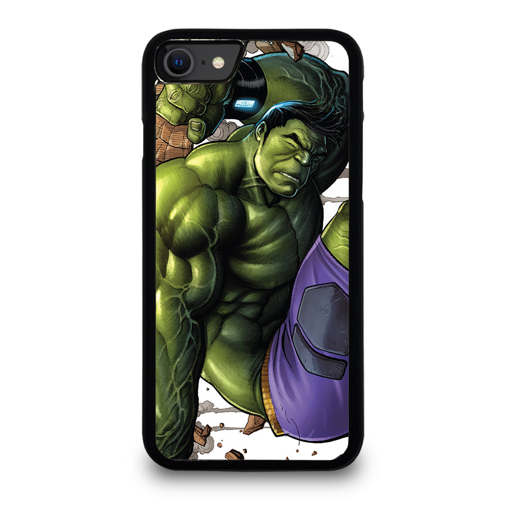Green Hulk Comic iPhone SE 2020 Case
