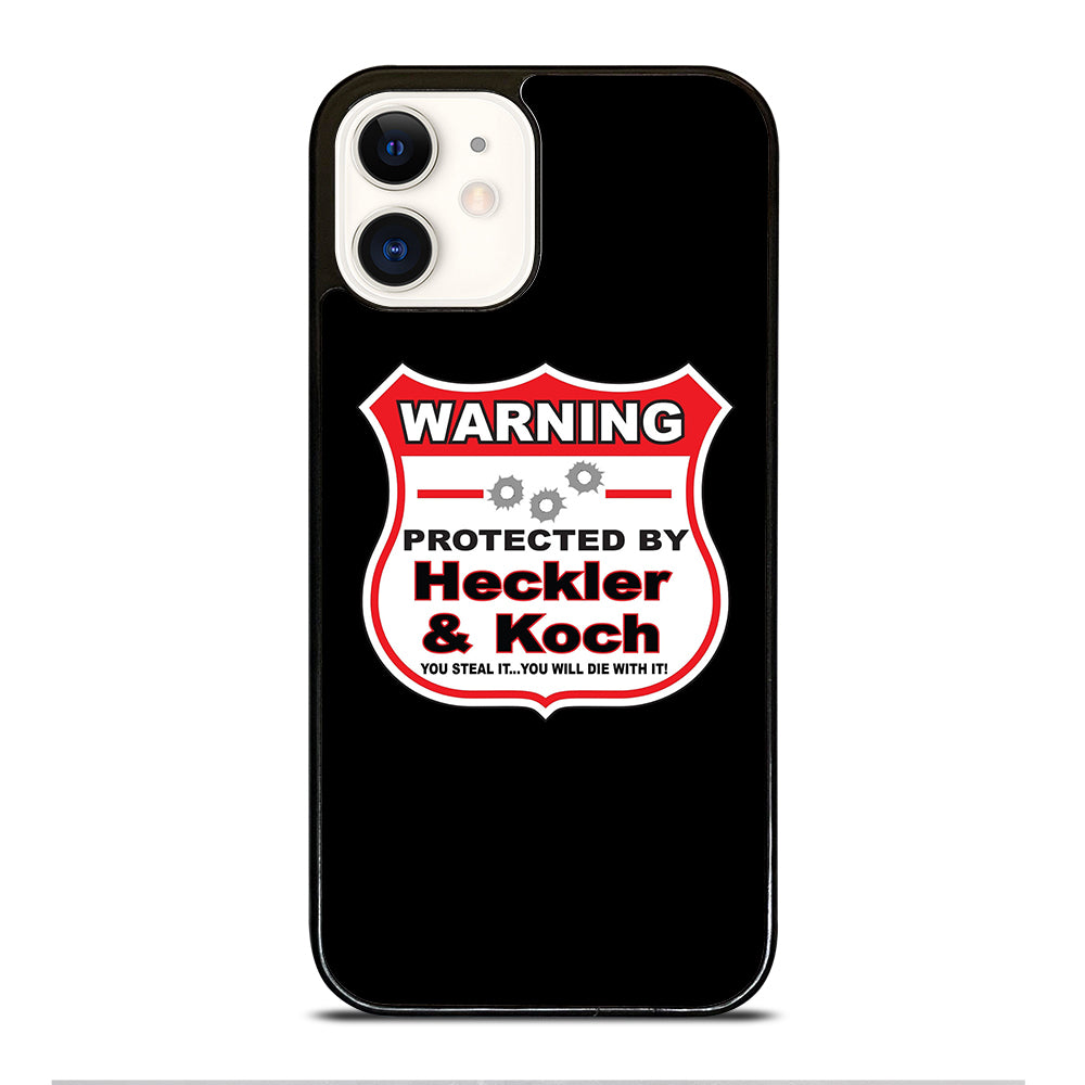 HECKLER & KOCH WARNING iPhone 12 Case